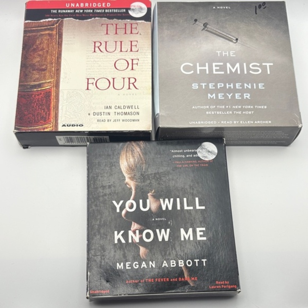 🎧 Bestseller Audiobook Set • Mystery & Memoir Mix • Unabridged CD Collection